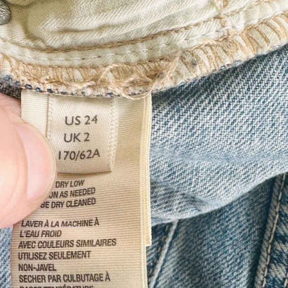 Free People We the Free Denim Shorts - Size 24 - Picture 10 of 12